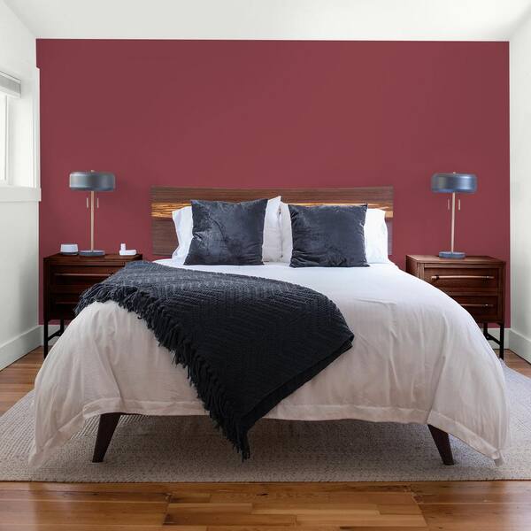 Glidden Premium 1 gal. PPG1052-7 Ruby Lips Flat Interior Latex