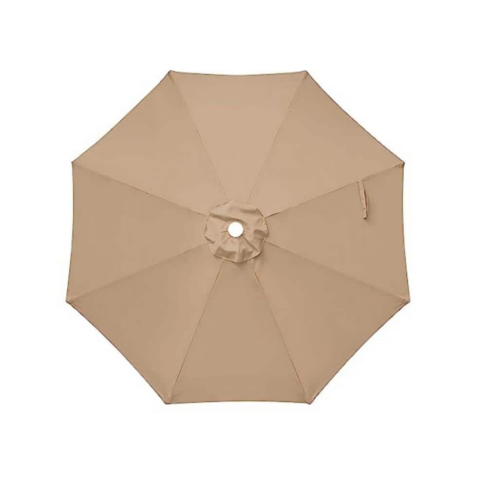 ITOPFOX 9 ft. Patio Umbrella Replacement Canopy Outdoor Table Market Yard Umbrella Replacement