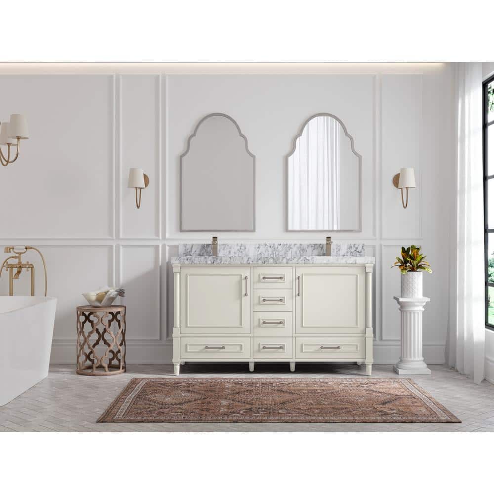 Aberdeen 60'' Double Bathroom Vanity with Top