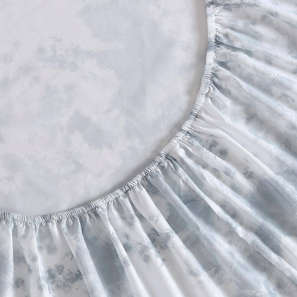 Queen Spring Water Tie Dye Polyester Microfiber Sheet Set