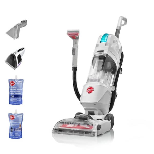 AllOut Lux Pet Upright Carpet Washer Corded for use on Carpets, Rugs, Furniture, to Clean Pet Messes and Stains in White