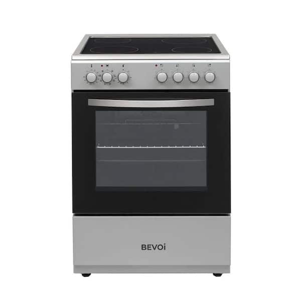 24 inch 4 Element Slide-in Electric Range with Convection in Stainless Steel