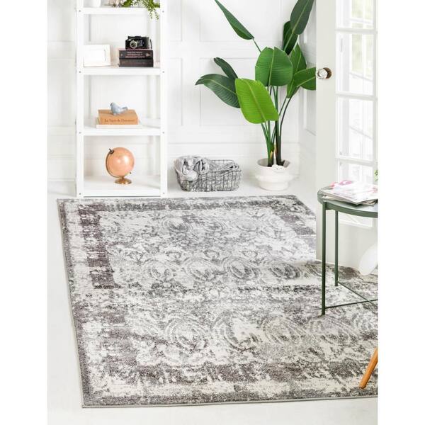 Rosso Gray 4 ft. x 6 ft. Vivaldi Area Rug