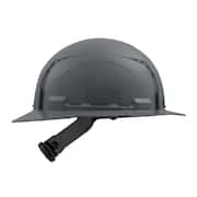 BOLT Gray Type 1 Class C Full Brim Vented Hard Hat with 4-Point Ratcheting Suspension (10-Pack)