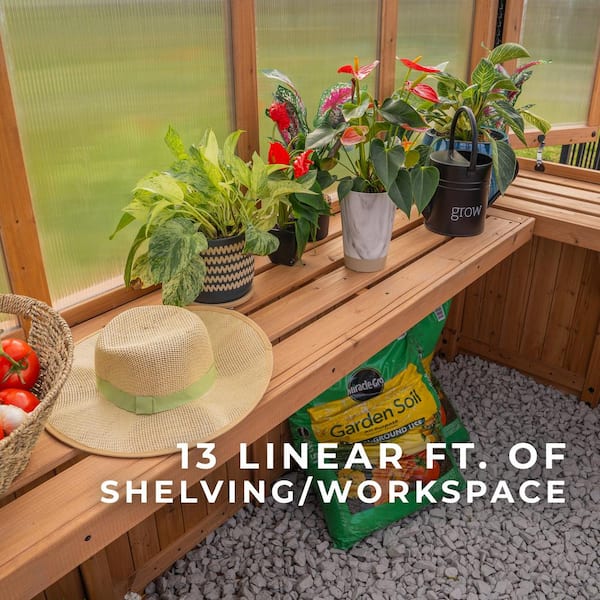 Backyard Discovery Willow 6 ft. x 9 ft. 6 in. x 7 ft. 10 in. All