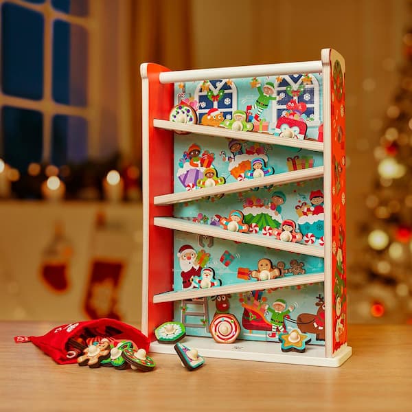 Hape Kids Wooden Rollercoaster Christmas Advent Calendar with 24