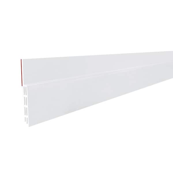 1-1/2 in. x 36 in. White Prem Rubber Self-Stick Door Sweep