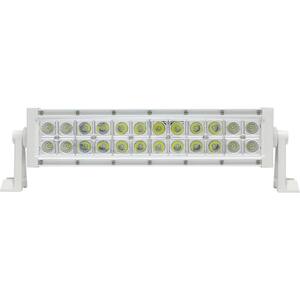 LED Spot/Flood Light Bar, White Housing 24 LEDs, 13.6 in., 12/24V