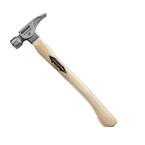 16 Oz. Titanium Smooth Face Hammer with 18 in. Curved Hickory Handle