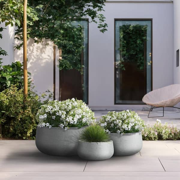 Sapcrete 11.4in.,15in.,19in. Dia Stone Finish Extra Large Tall
