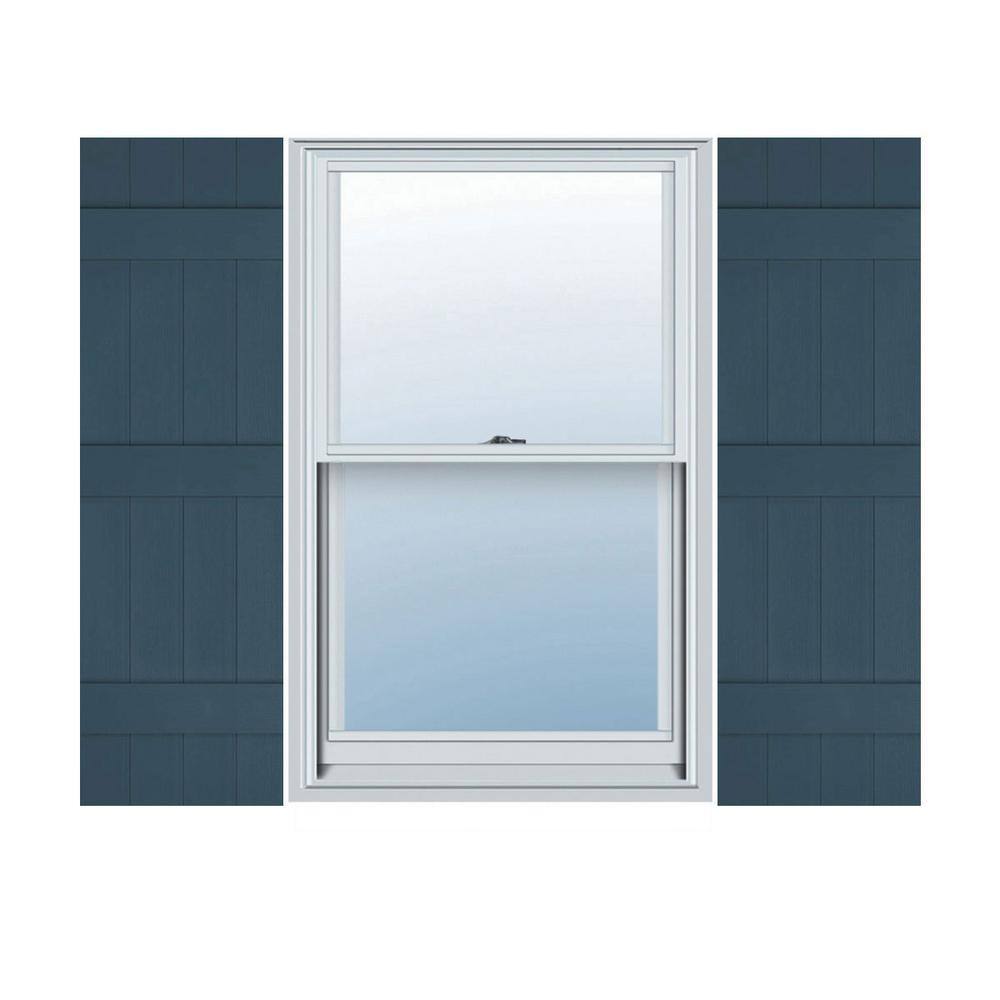 14 in. W x 65 in. H TailorMade Four Board Joined (3 Batten), Board-n-Batten Shutters - Classic Blue price history on PriceWatchPro