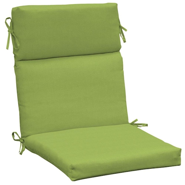 Arden Coastal Green Texture High Back Outdoor Chair Cushion-DISCONTINUED