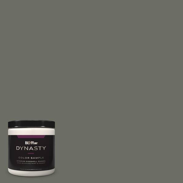 BEHR DYNASTY 8 oz. #N380-6 Bonsai Trunk One-Coat Hide Eggshell Enamel Stain-Blocking Interior Paint & Primer Sample