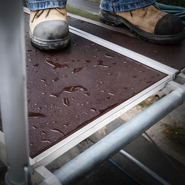 7 ft. x 19 in. Aluminum Scaffold Platform with Anti-Slip Plywood Deck