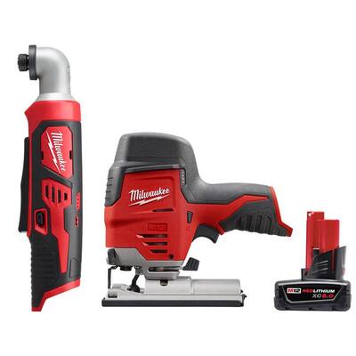 Milwaukee M12 12-Volt Lithium-Ion Cordless 1/4 In. Impact Driver Kit W ...