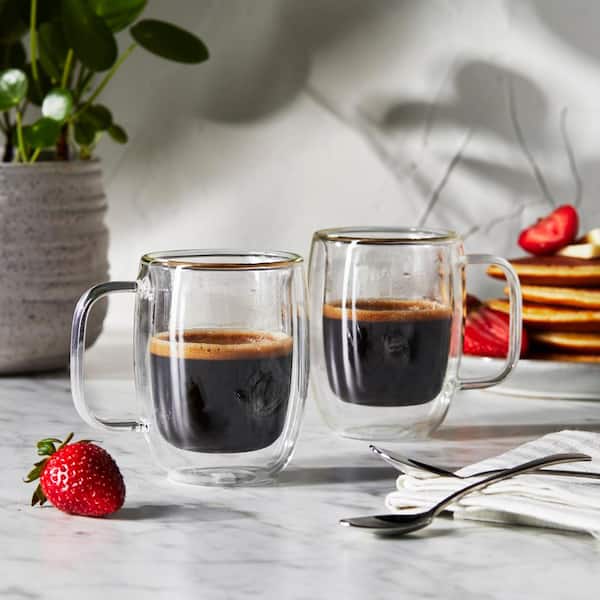 ZWILLING Sorrento Plus 2-pc Double-Wall Glass Double Espresso Mug