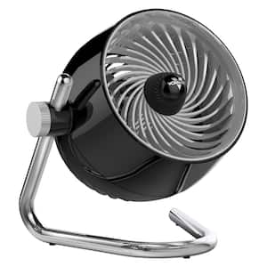Pivot3 5.8 in. 3-Speed Personal Fan Air Circulator with Pivoting Axis, Black