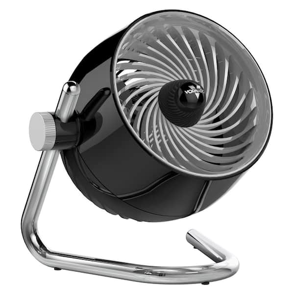 Photo 1 of Pivot3 5.8 in. 3-Speed Personal Fan Air Circulator with Pivoting Axis, Black