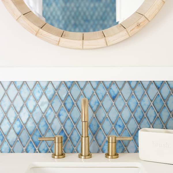 Hudson Kite Marine 10 in. x 12 in. Porcelain Floor and Wall Mosaic Tile (8.56 sq. ft. /Case)