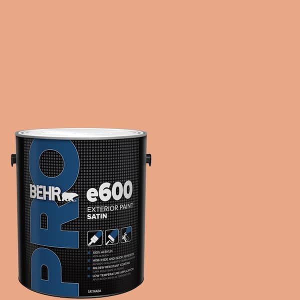 BEHR PRO 1 gal. #240D-4 Ceramic Glaze Satin Exterior Paint