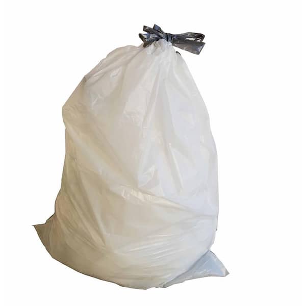 4 Gal. White Trash Can Liners, 0.7 mil, 17 in. x 16 in. (100-Count)