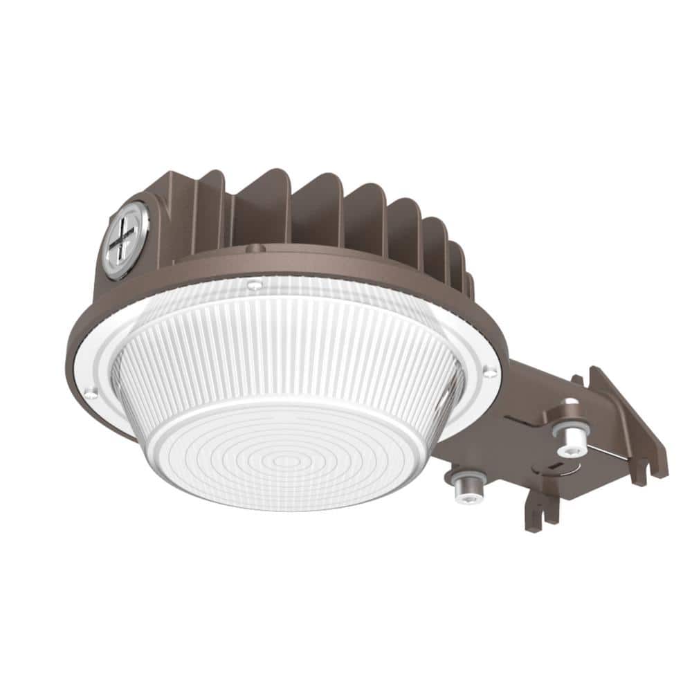 Barn Light 500-Watt Equivalent Integrated LED Black Dusk to Dawn Wall Pack Light 10000LM (3000K/4000K/5000K) price history on PriceWatchPro