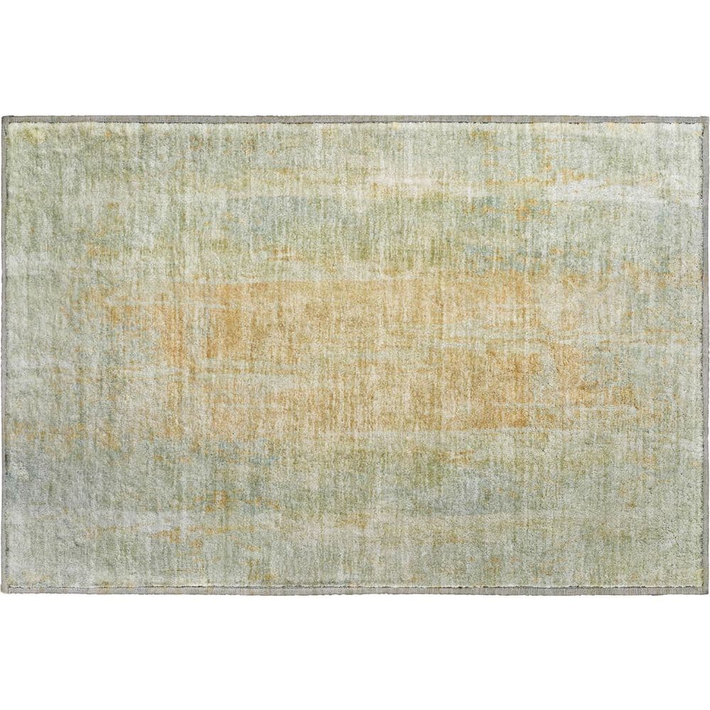 Mayfield Premium Machine Washable Abstract AMF2309 Sage 3 ft. x 4 ft. Area Rug price history on PriceWatchPro