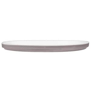 Colortex Stone Taupe 11.5 in. Porcelain Round Platter