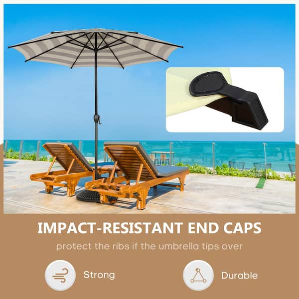 11 ft patio umbrella amazon Amazon.com : ABCCANOPY Patio Umbrella 11FT