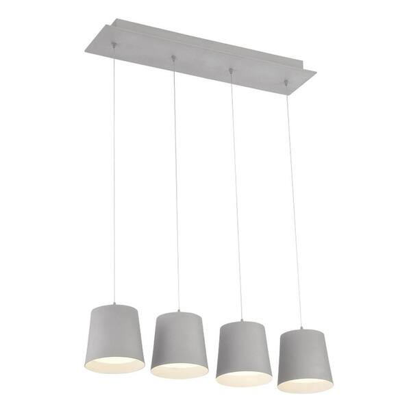 Eurofase Borto Collection 4-Light Grey LED Chandelier