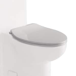 R-377SEAT Elongated Closed Front Toilet Seat in White