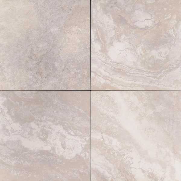 MSI Argento Travertino 24 in. x 24 in. Matte Porcelain Paver Tile (2 Pieces/8 sq. ft. / case)