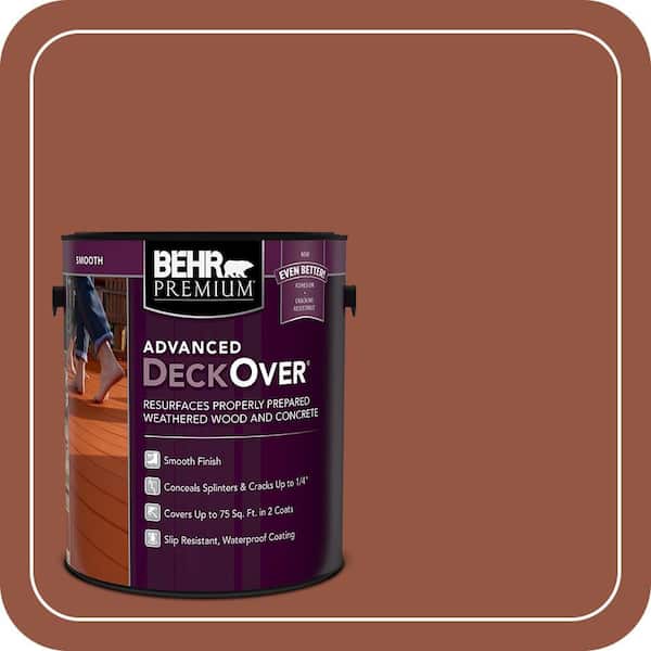 1 gal. #SC-130 California Rustic Smooth Solid Color Exterior Wood and Concrete Coating