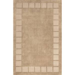 Petra High-Low Wool-Blend Fawn 4 ft. x 6 ft. Indoor/Outdoor Patio Rug
