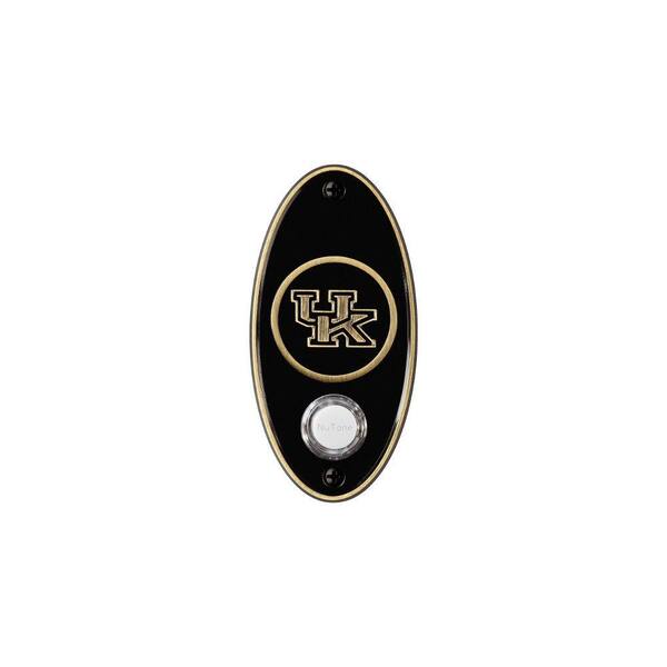 Broan-NuTone College Pride University of Kentucky Wireless Door Chime Push Button - Antique Brass