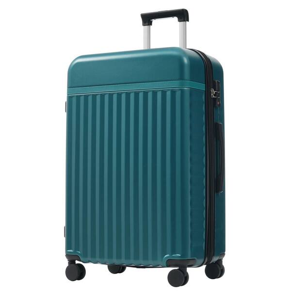 Polibi 5-Piece Dark Green Expandable Luggage Set with Travel Bags