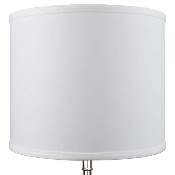 Linen White Drum Lamp Shade 12, 9 Inch Height Drum Lamp Shade