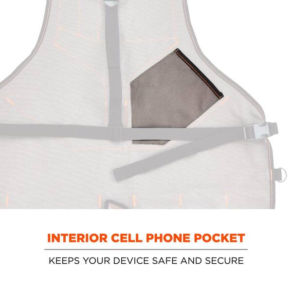 Ergodyne Arsenal 13-Pocket Apron, Gray 5705 - The Home Depot