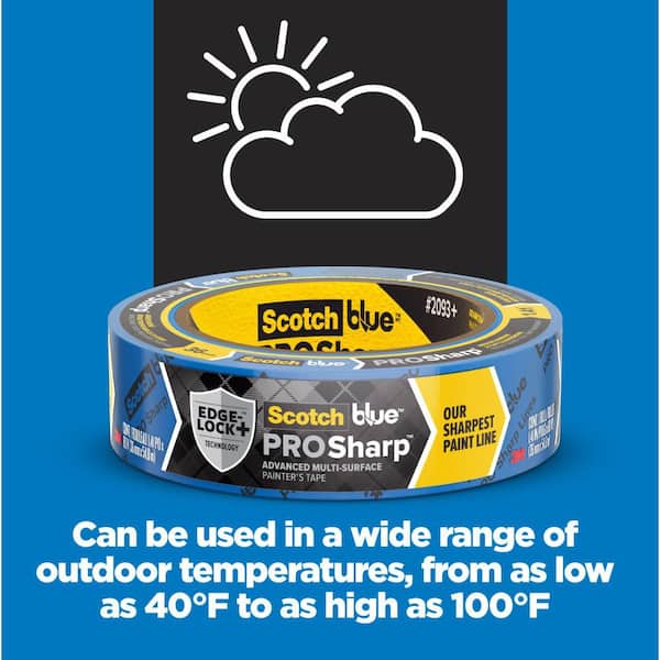Blue Painters Tape 1"x60 Yards 5.5 Mil Premium Masking Adhesive Tape 48