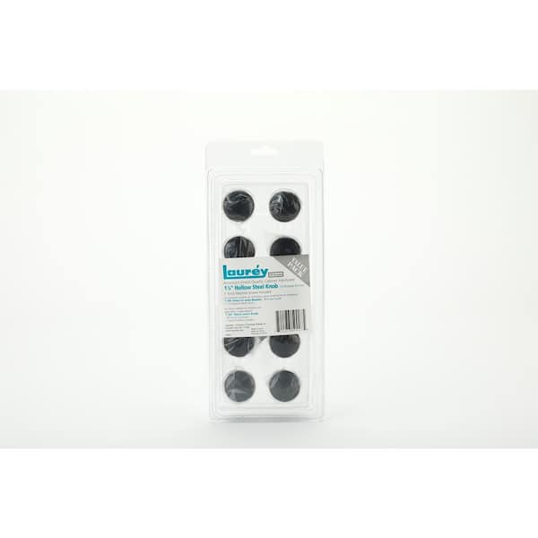 Steel Hollow 1-3/8 in. Oil Rubbed Bronze Round Cabinet Knob