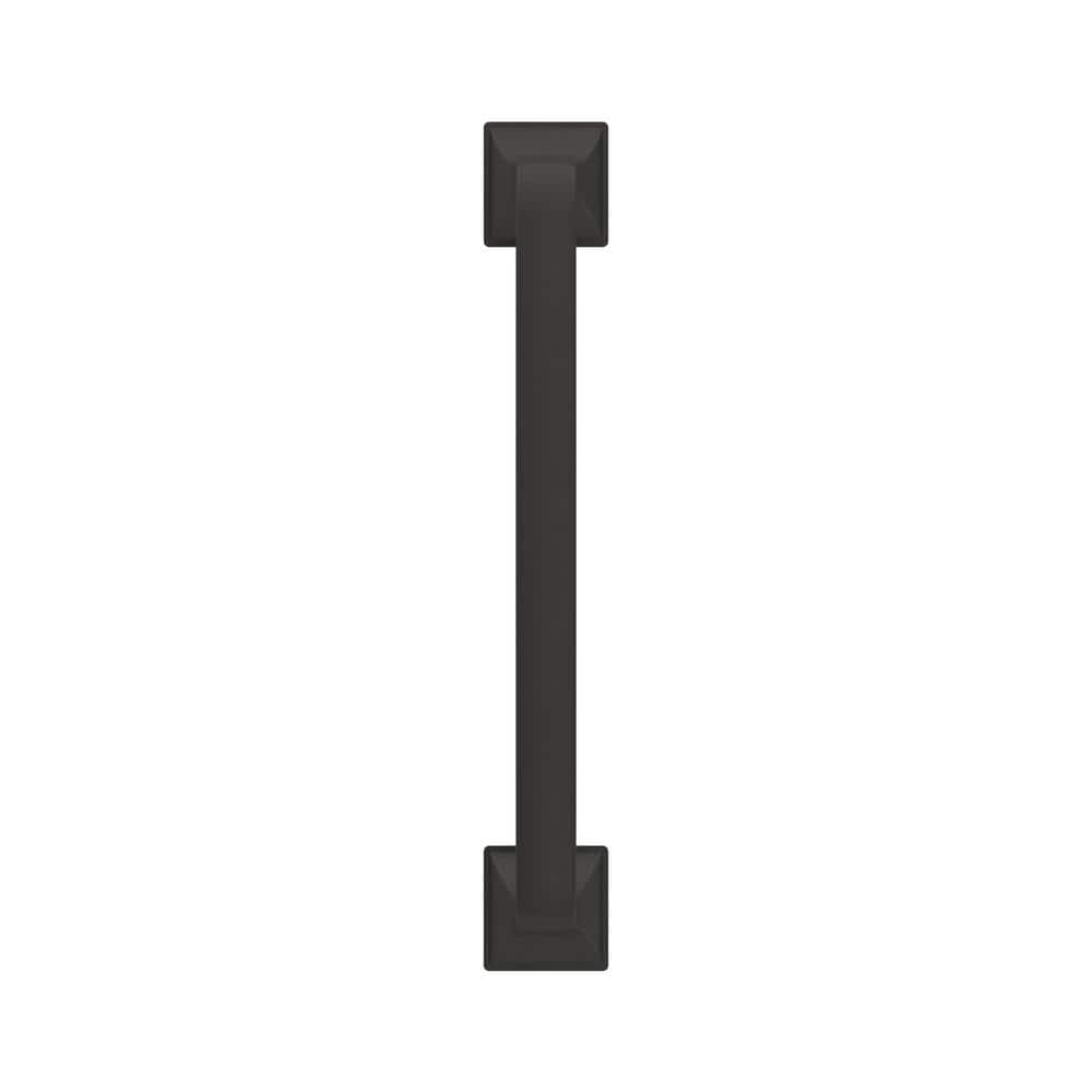 Matte Black Steel Traditional Cabinet Drawer Pull with Mounting Hardware