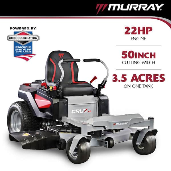 Murray Cruz XD 50 in. 22.0 HP 724cc EXi2200 Series Briggs and Stratton Engine Dual Hydrostatic Drive Gas Zero Turn Mower