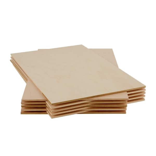 Premium Baltic Birch Plywood,3 mm 1/8x 12x 18 Thin Wood 6 Flat