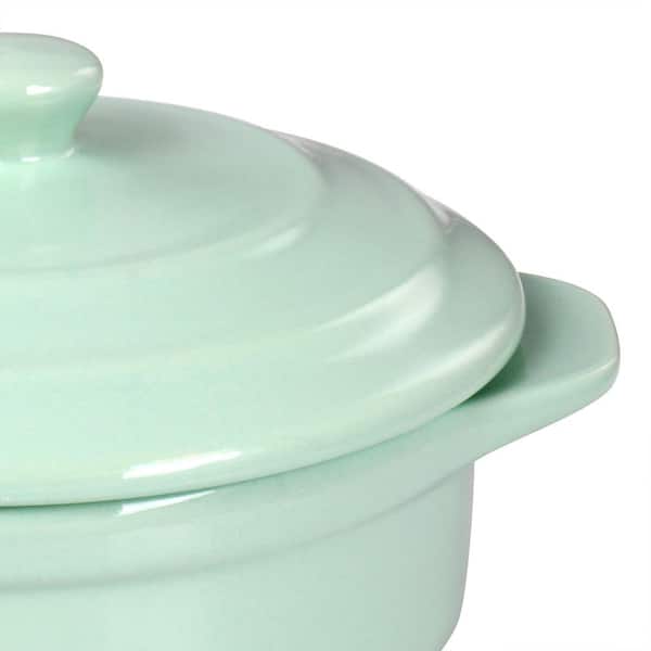 Cute Polka Dot Mini casserole/Binaural ceramic pot/Korean ceramic  bowl/Double Handled Ceramic Bowl/Original Mini Cassero…