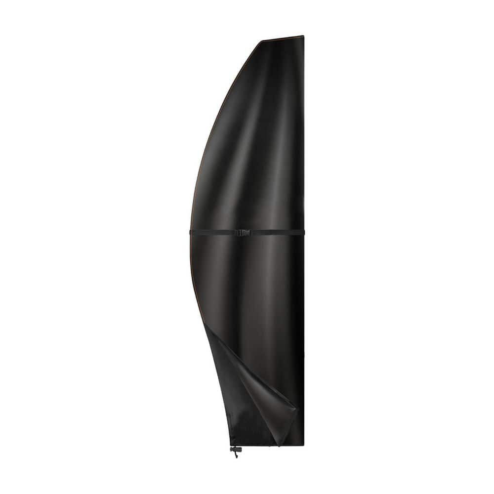 9-12ft Cantilever Market Patio Umbrella Cover 420D Oxford Waterproof UV-Resistant Windproof in Black price history on PriceWatchPro