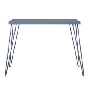 Montrose 40 in. Blue Retro Computer Desk with Hairpin Legs