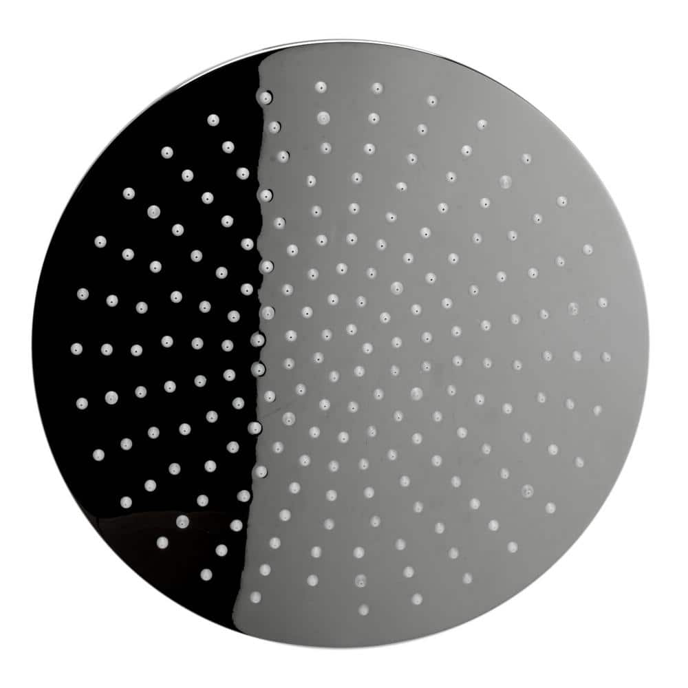 Rain Fixed Shower Head 1.8 GPM GPM with Temperature-based LED
