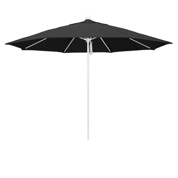 11 ft black and white patio umbrella SAFAVIEH 11ft Outdoor Umbrella, Round, Iris Collection, & Stripe, Auto Crank Tilt, UV Resistant for Deck, Backyard, Poolside (PAT8104A) : Patio, Lawn & Garden Upgrade Your Outdoor Living Space Transform your backyard into a relaxing retreat with the EVERITE 11 ft Offset Cantilever Umbrella Everite 11 ft Offset Cantilever