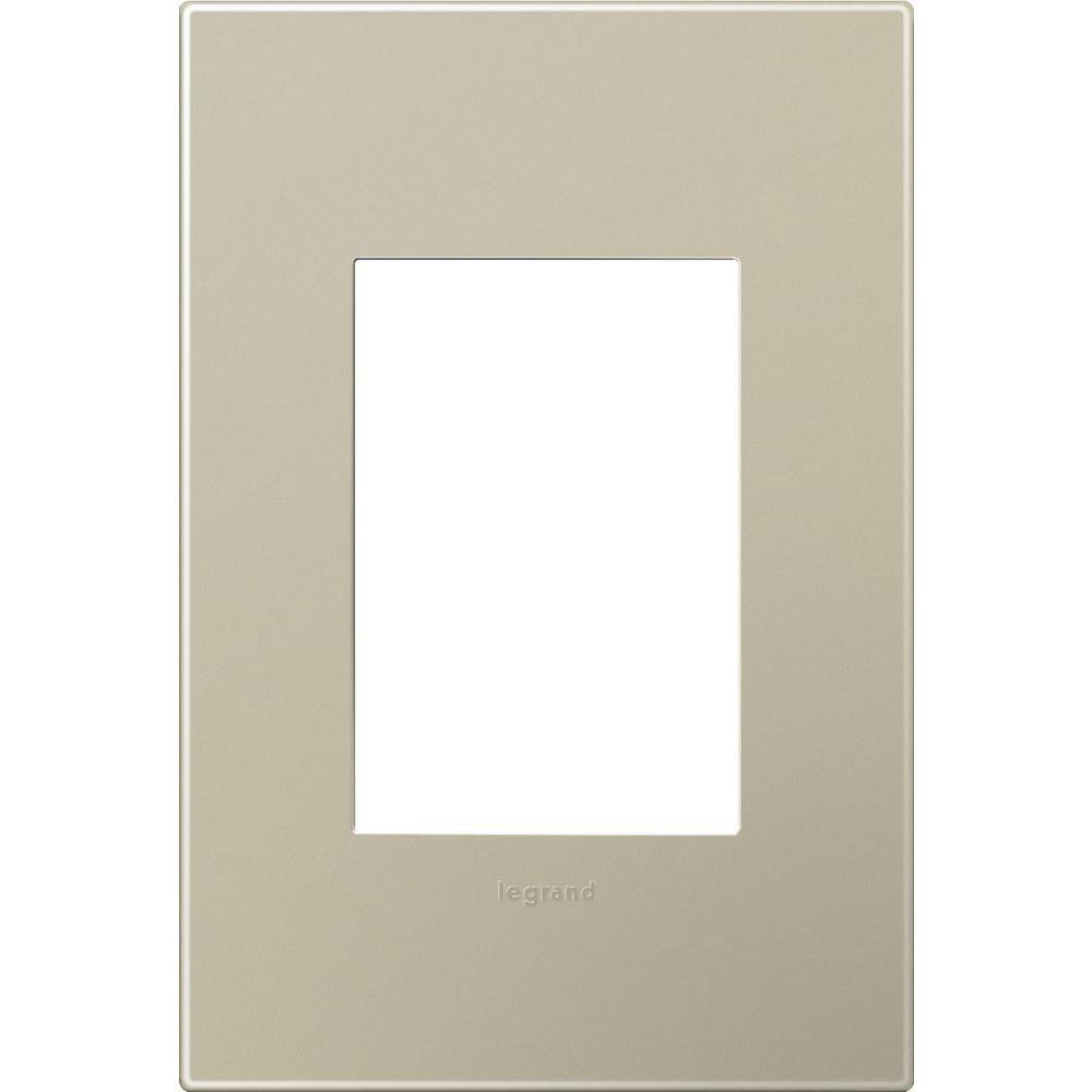 Legrand Adorne 1 Gang Plus Decorator/Rocker Wall Plate, Titanium (1 ...