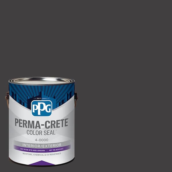 Color Seal 1 gal. PPG1001-7 Black Magic Satin Interior/Exterior Concrete Stain